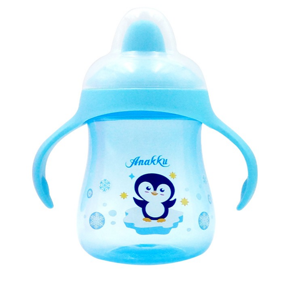 Anakku Drinking Cup With Handle & Soft Spout (Assorted Color) - 8oz - (163-398)
