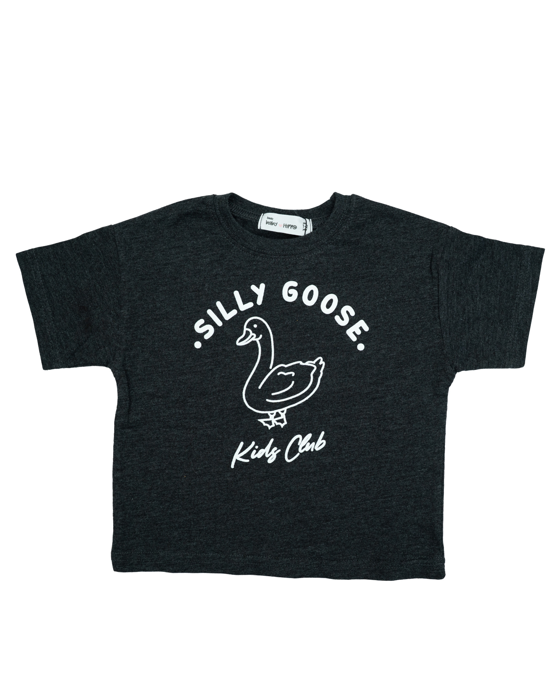 B.HIPPO S/S TOP (HTT0625-10077) - BLACK ( SILLY GOOSE )