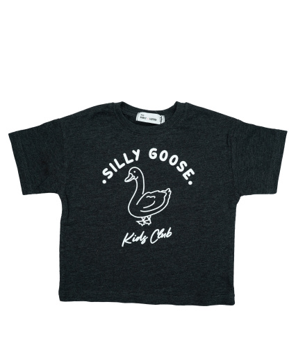 B.HIPPO S/S TOP (HTT0625-10077) - BLACK ( SILLY GOOSE )