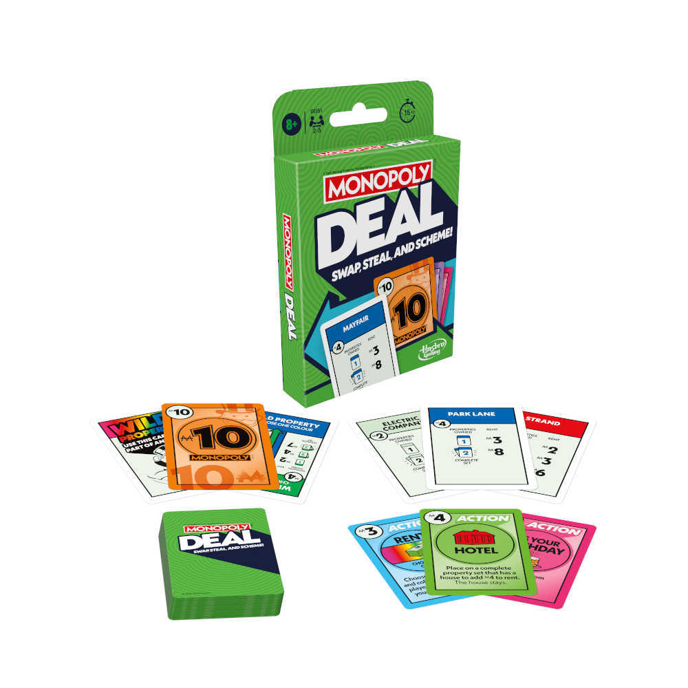 Monopoly Deal Quick Playing Family Card Game (Model:G0351)