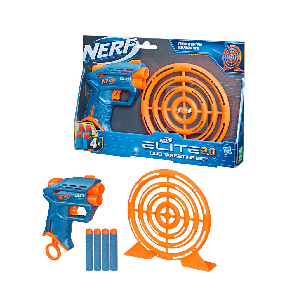 Nerf Elite 2.0 Duo Targeting Set with Blaster Gun and Target Board (Model:F6352)