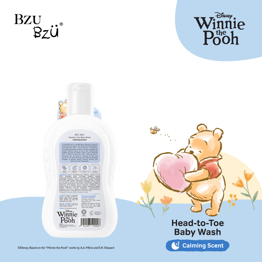 BZU BZU BABY HEAD TO TOE WASH 200ML