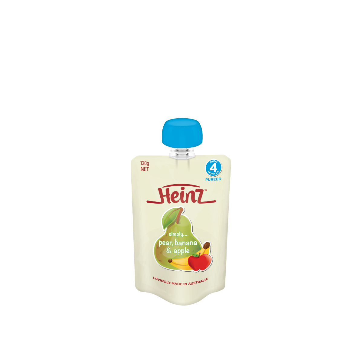 Heinz Simply Pouch-Pear+Banana+Apple