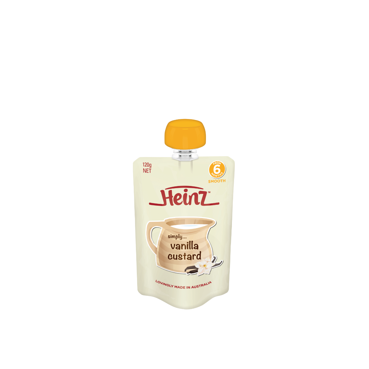 Heinz Simply Pouch-Vanilla Custard 120gm