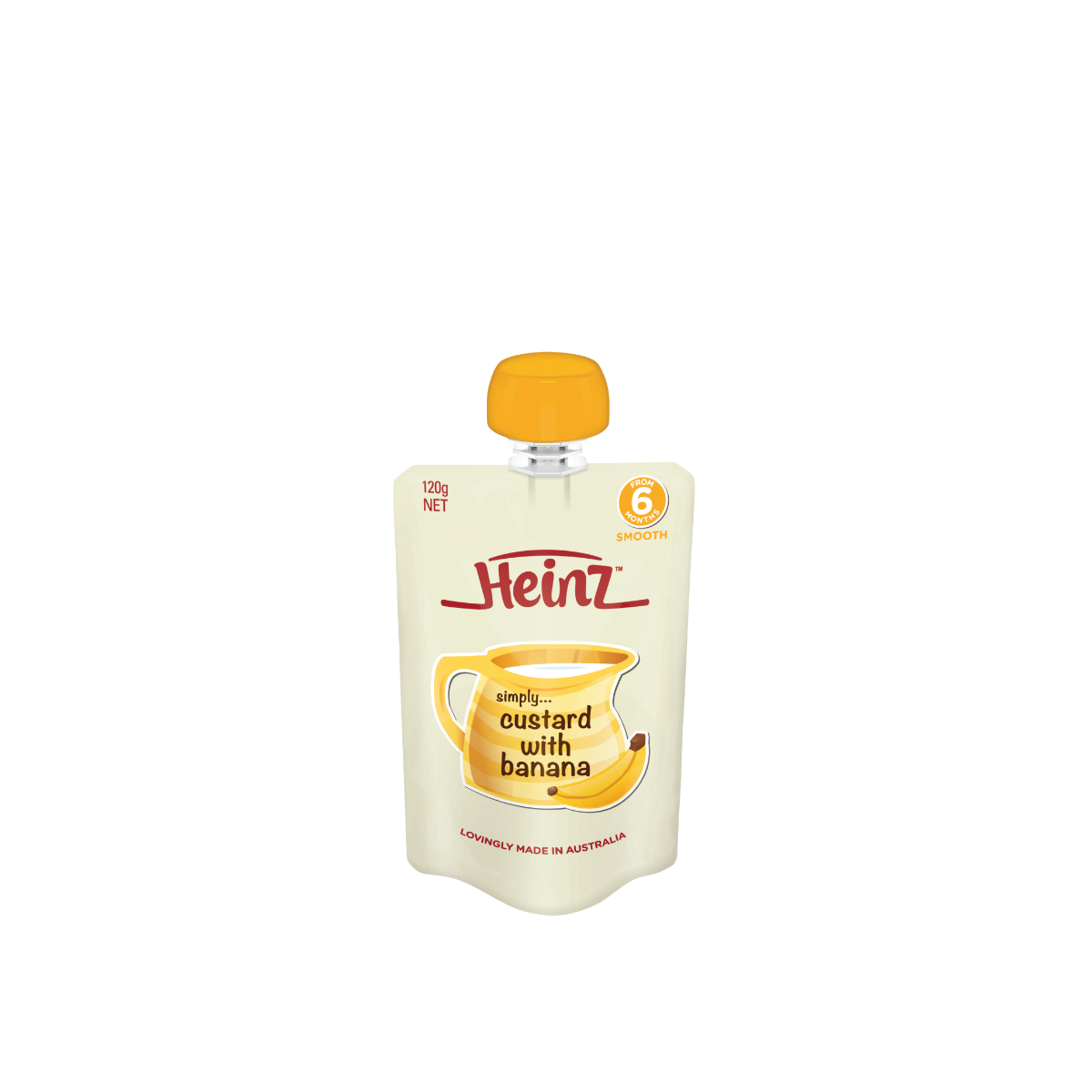 Heinz Simply Pouch-Banana Custard 120gm