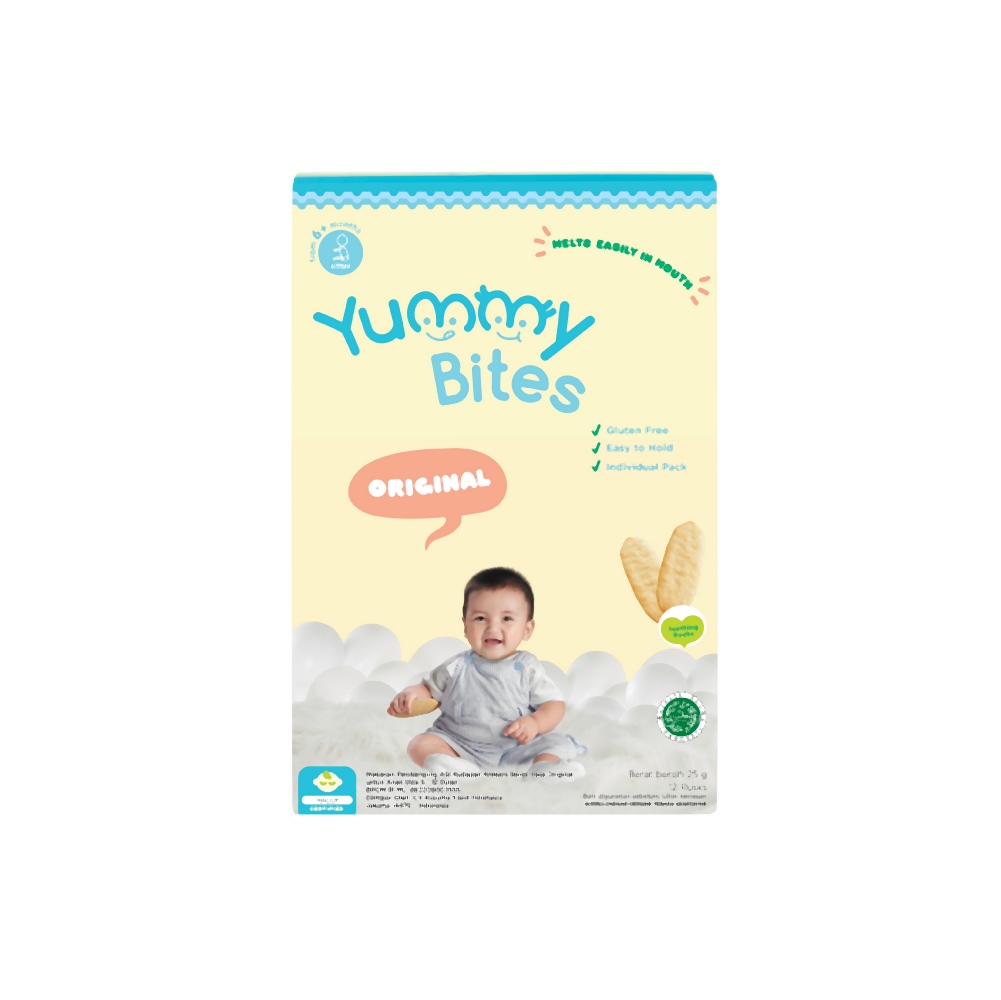 Yummy Bites Baby Rice Crackers - Original Flavour (6M+) 25g
