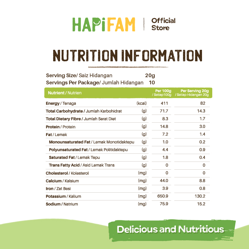 Hapifam Hapi Heros Nat BB Cereal Original 20g