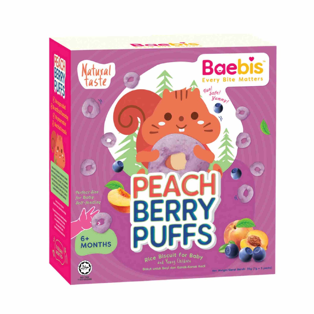 Baebis Berry Puffs 35g
