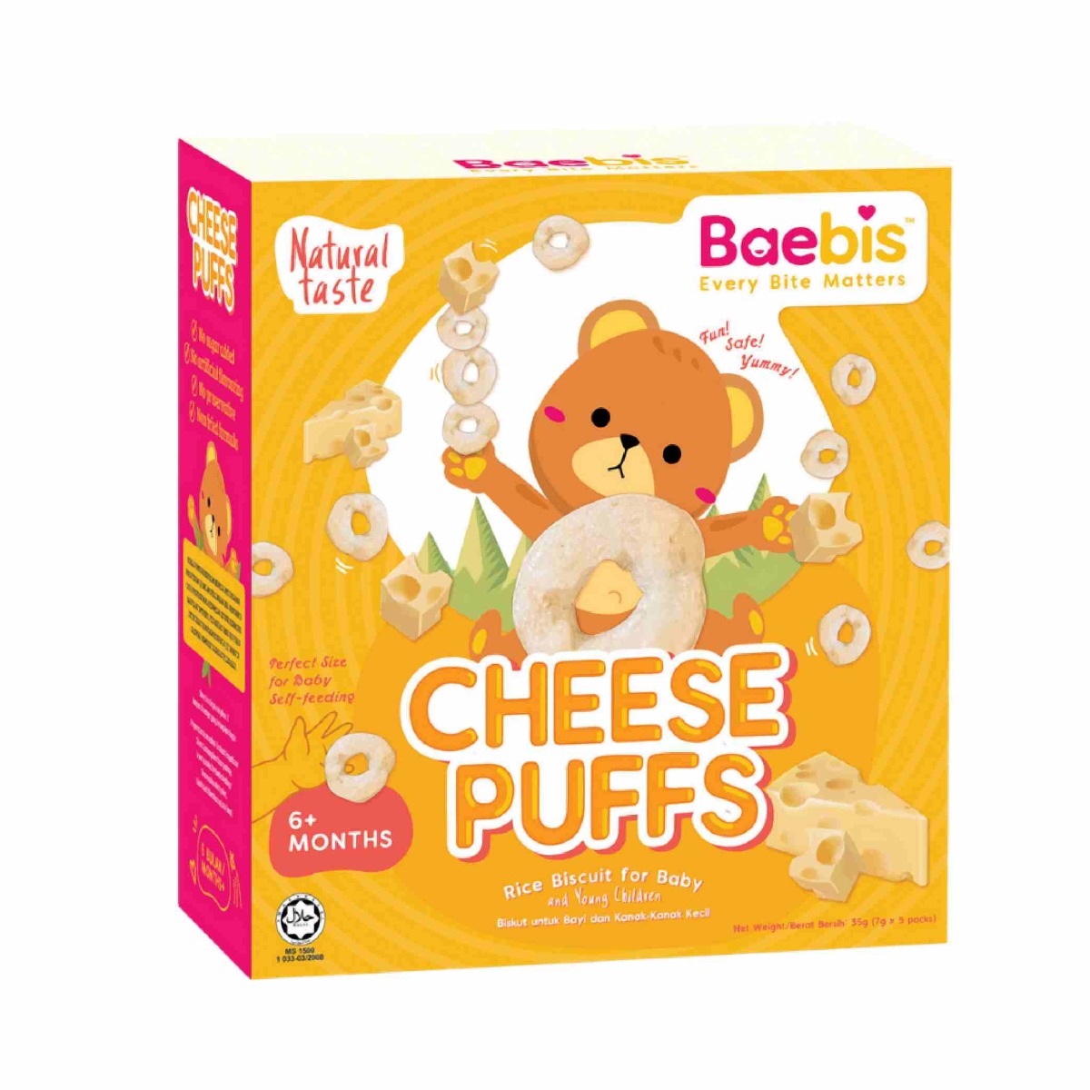Baebis Cheese Puffs 35g