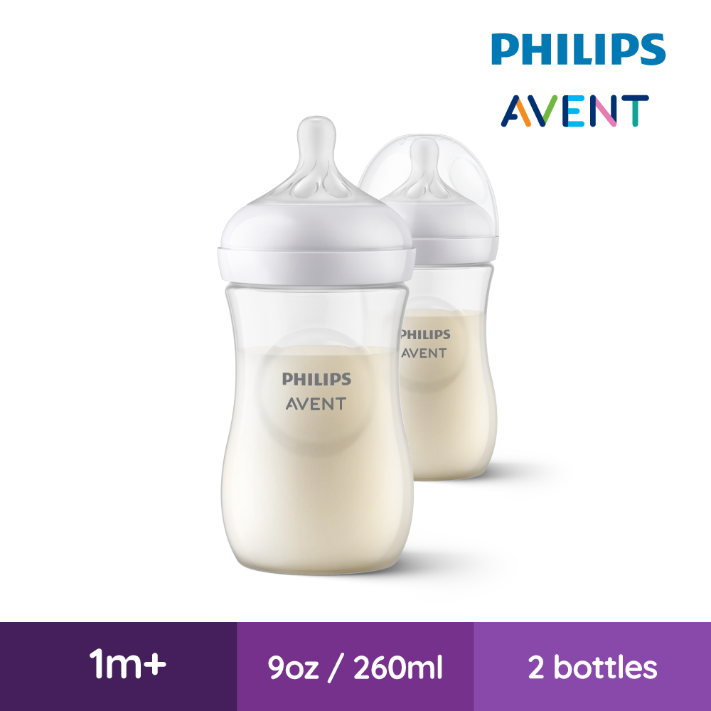 Philips Avent Bottles Natural Response 260ML/9oz - Twin Pack(20590302)