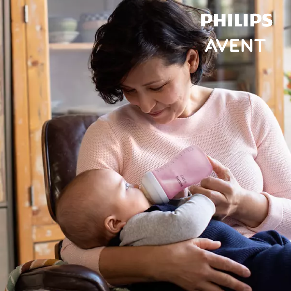 Philips Avent Natural Response PP 9oz Bottle - Pink (Single - 20590311)