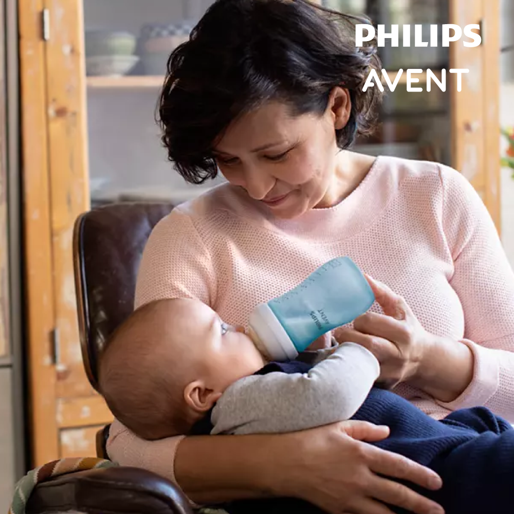 Philips Avent Natural Response PP 9oz Bottle - Blue (Single - 20590321)