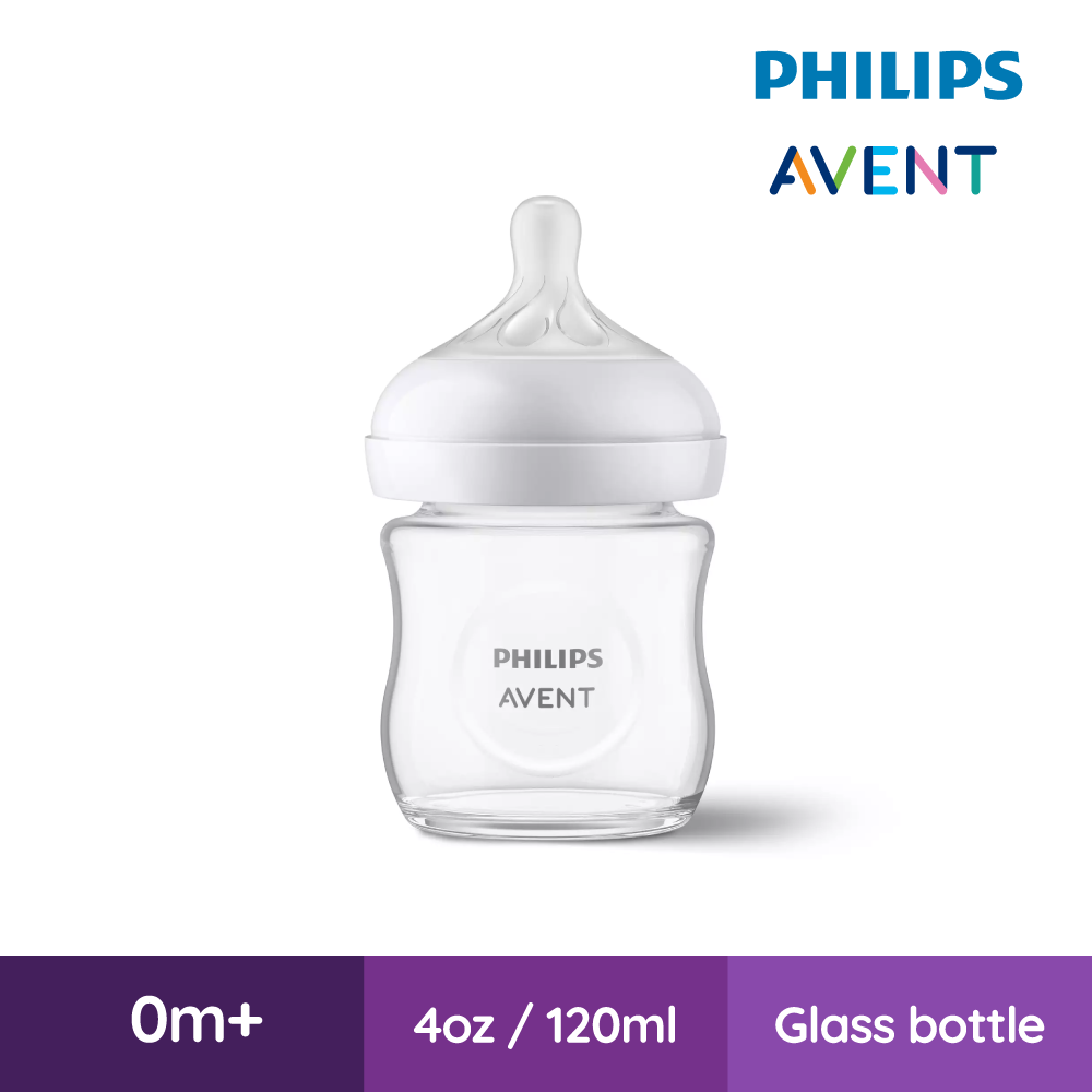 Philips Avent Bottle Natural 3.0 Glass 4oz 1P (20593001)