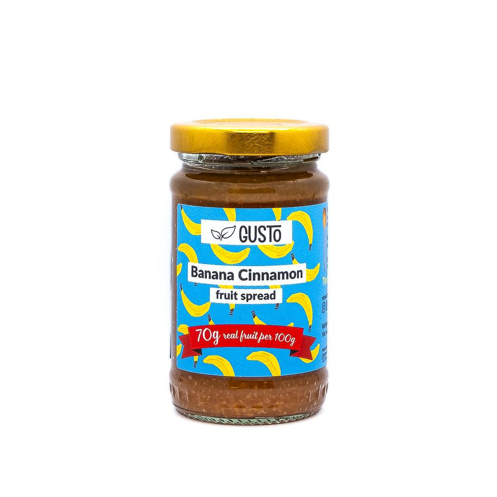 GUSTO Banana Cinnamon Spread Jem 120G Snack