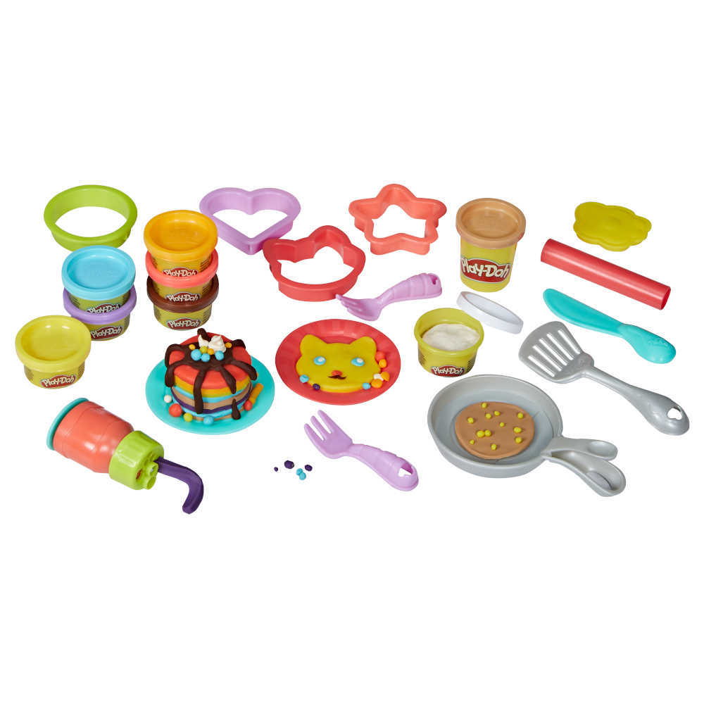 Play-Doh Kitchen Creation Flip & Pancakes Playset (Model:F1279)