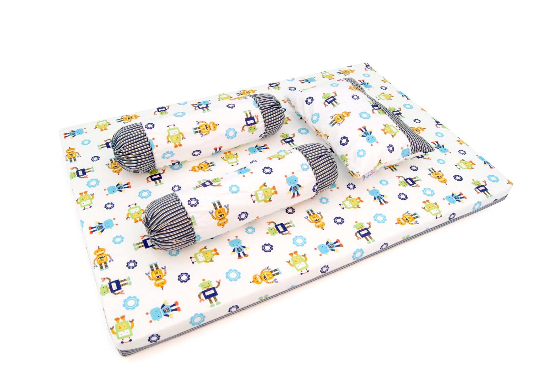 Baby Love 4 in 1 Mattress Set with Pillow & Bolster - Robot ET (Model: 2980)