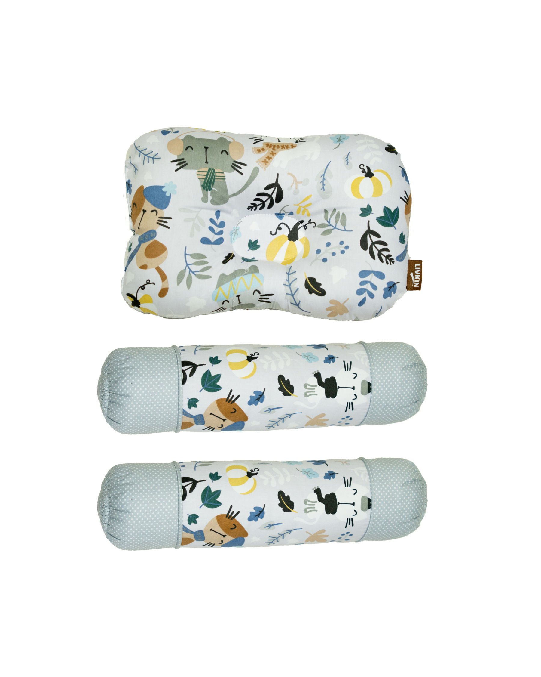 3 IN 1 DIMPLE PILLOW & BOLSTER SET