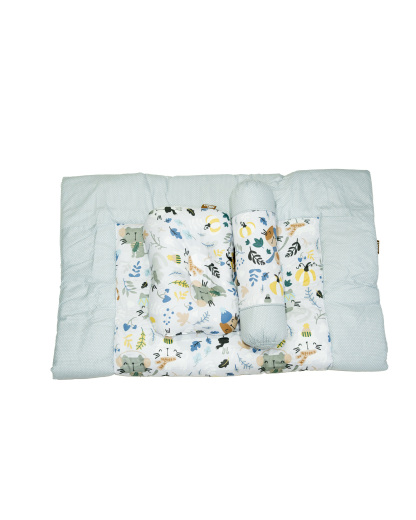 LIVKIN 3IN1 COMFORTER SET BLUE/GREY - FB