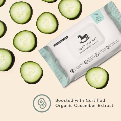 Applecrumby Fresh Hydrating Wipes 2x80s