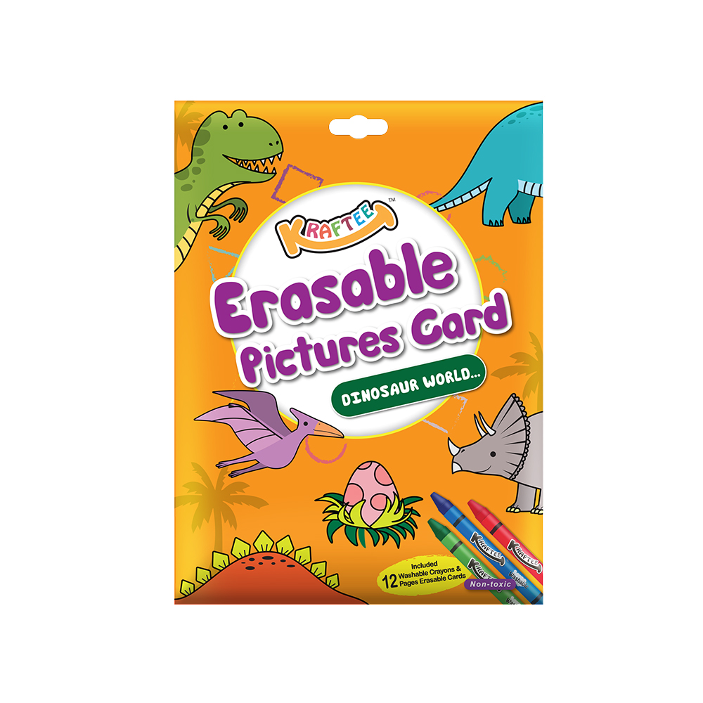 KRAFTEE ERASABLE PICTURES CARD SEALIFE