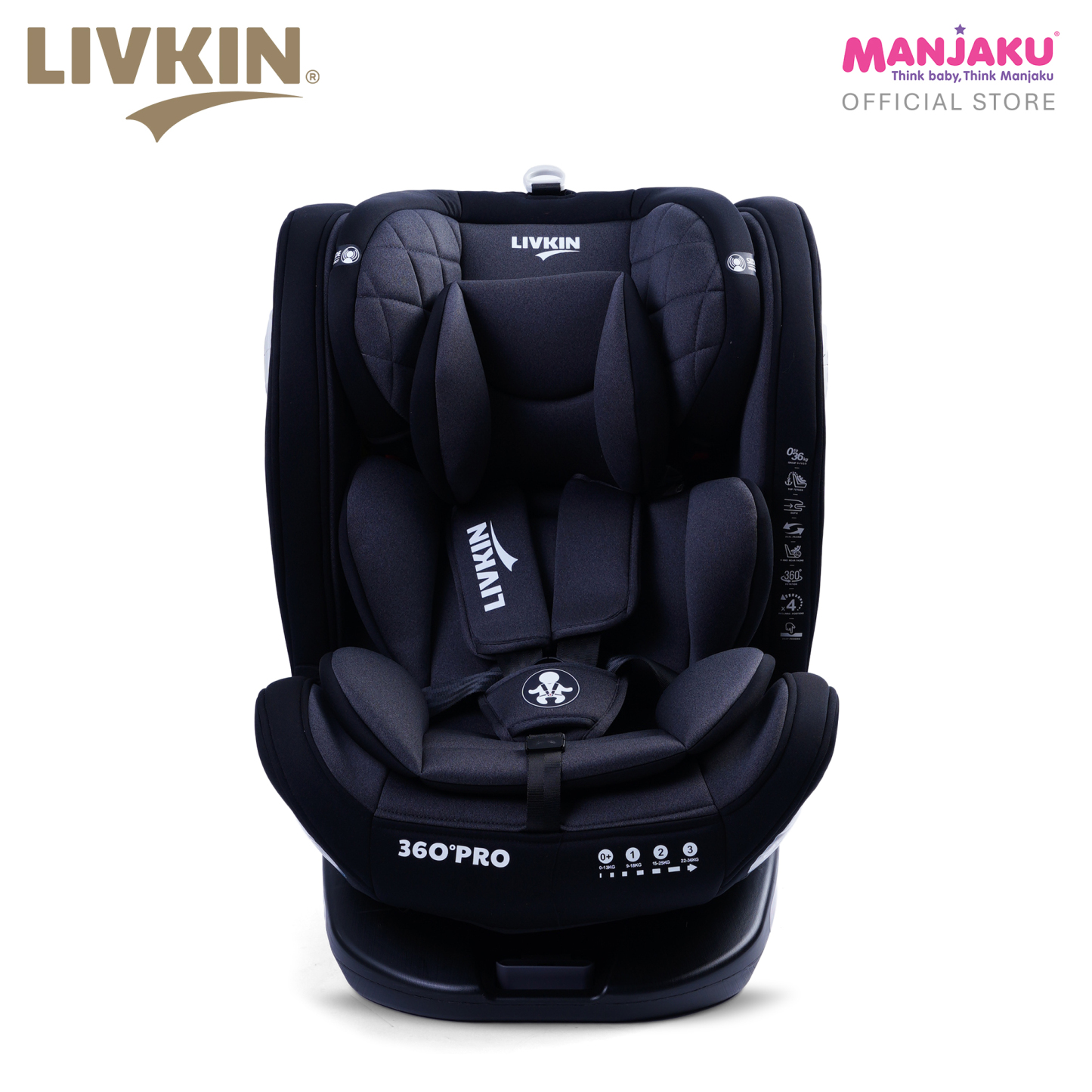 LIVKIN PLBS12 CAR SEAT GREY
