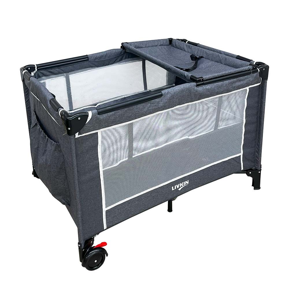 Livkin Comfy Baby Playpen - Dark Grey (Model: WN06/0324)