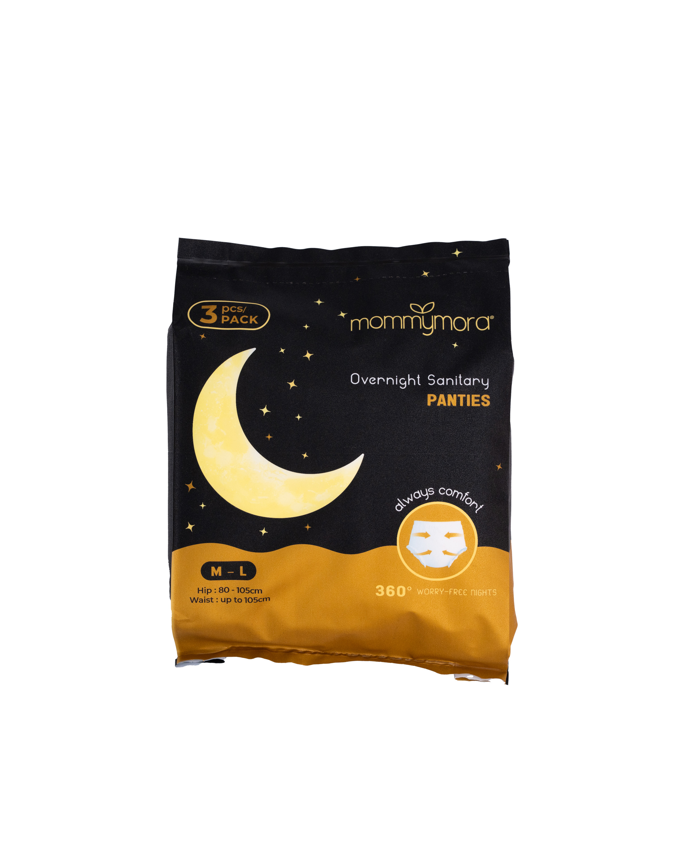 MOMMYMORA OVERNIGHT PANTIES M/L 3 PCS / PACK