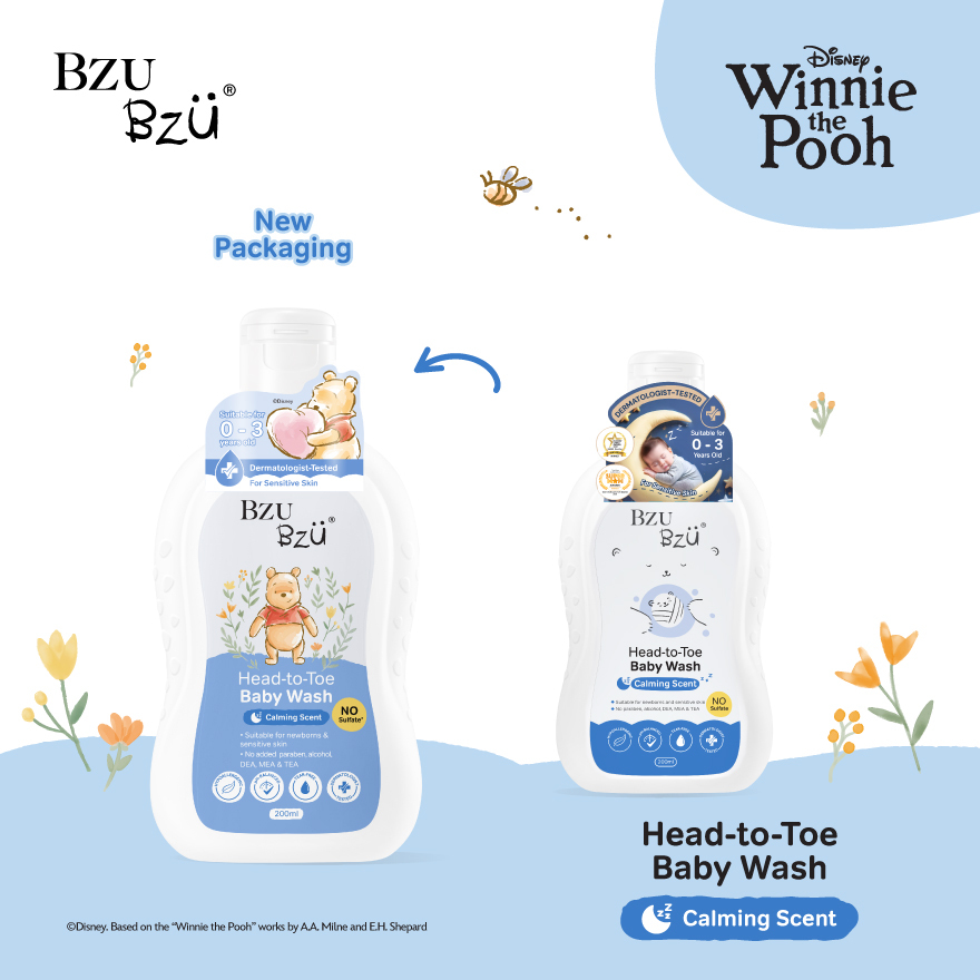BZU BZU BABY HEAD TO TOE WASH 200ML