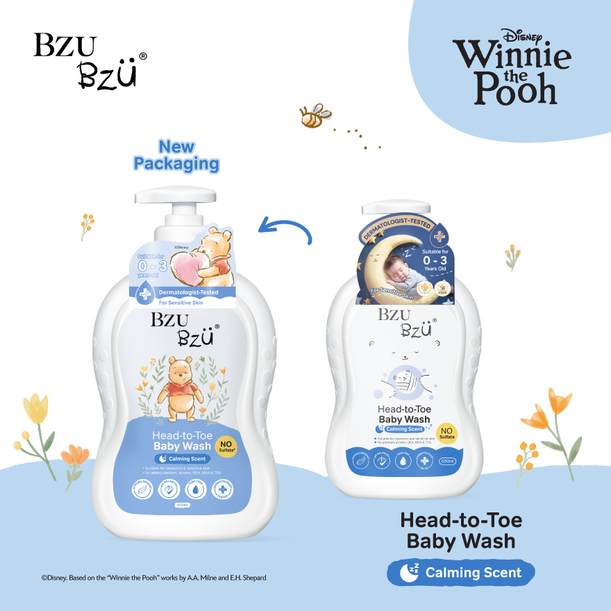 BZU BZU BABY HEAD TO TOE WASH 600ML