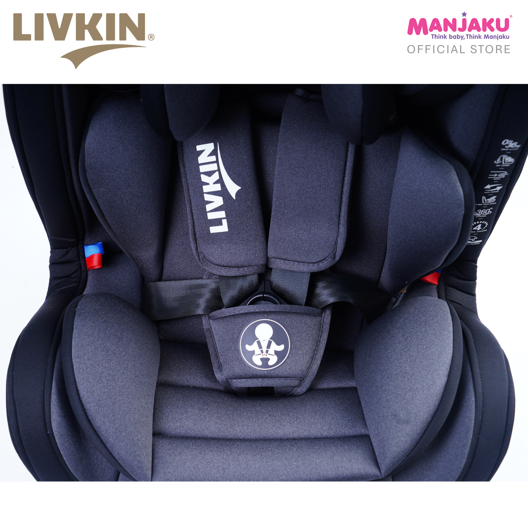 LIVKIN PLBS12 CAR SEAT GREY