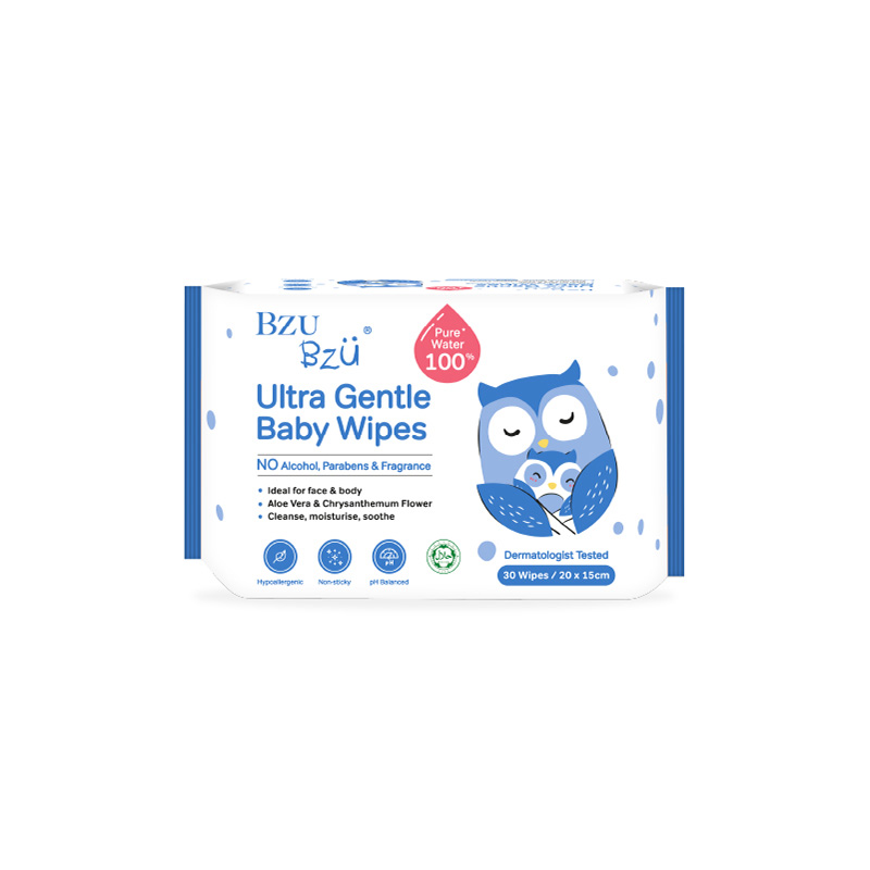 BZU BZU ULTRA GENTLE BABY WIPE 30S