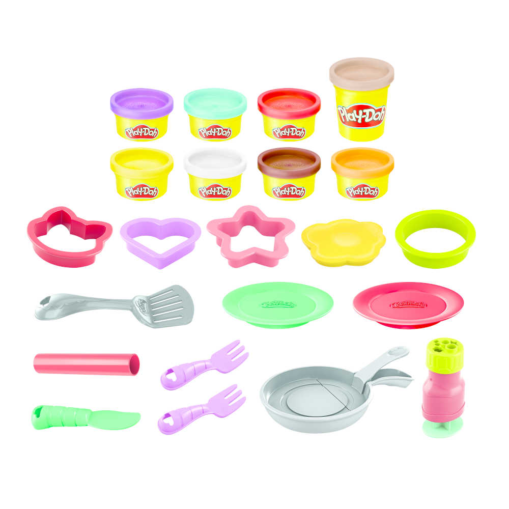 Play-Doh Kitchen Creation Flip & Pancakes Playset (Model:F1279)