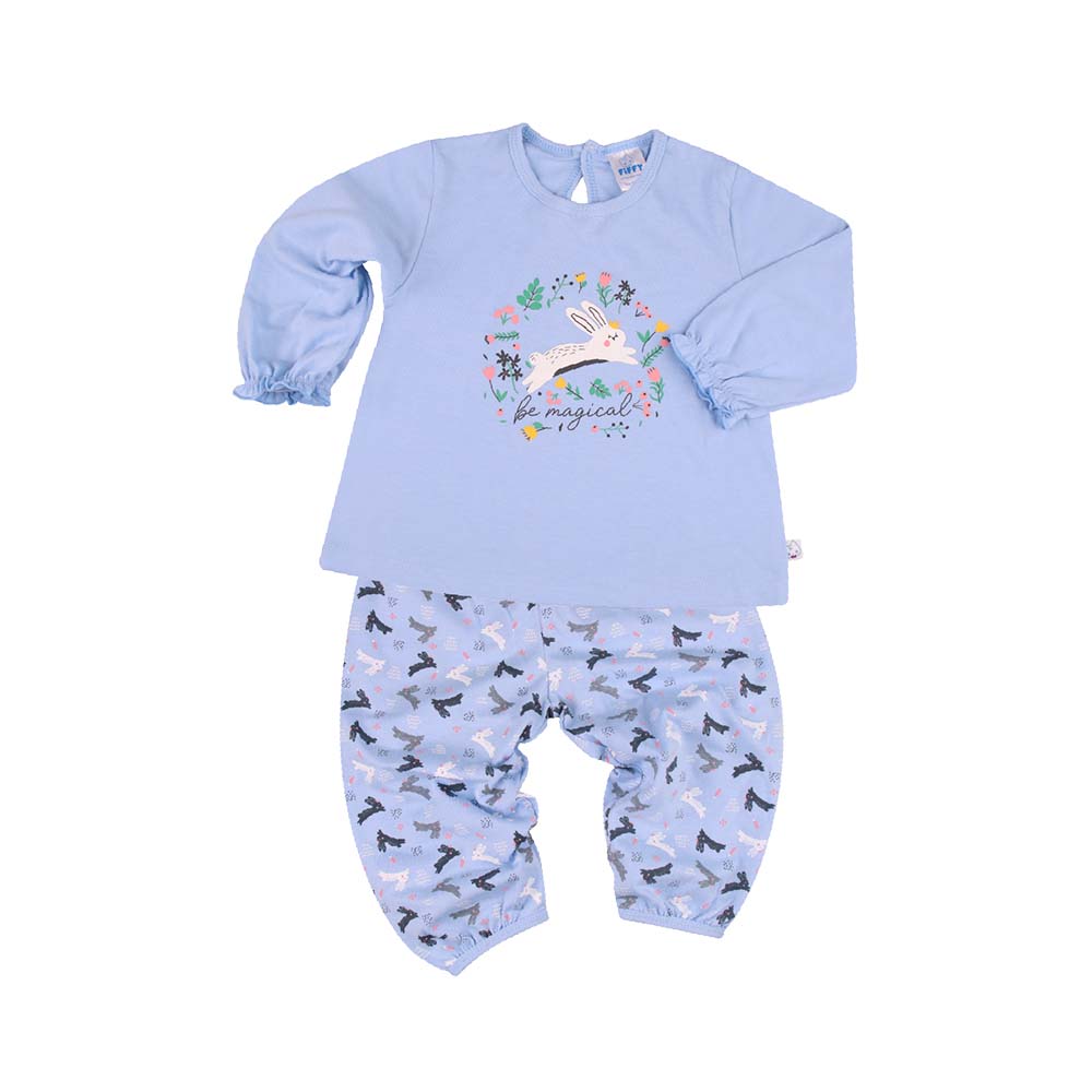 FIFFY Girl Range Long Sleeves Girl Pyjamas ST (3522214) - Purple