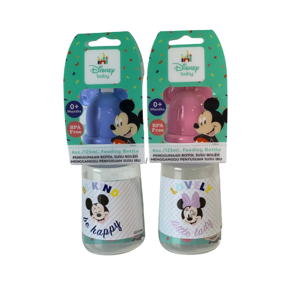 Disney Feeding Bottle (Slim Neck) - PP 4oz (363-062) - Assorted Color