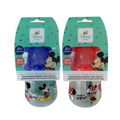 Anakku Disney Feeding Bottle (Wide Neck) - PP 4oz/120ML - Assorted Color (363-064)