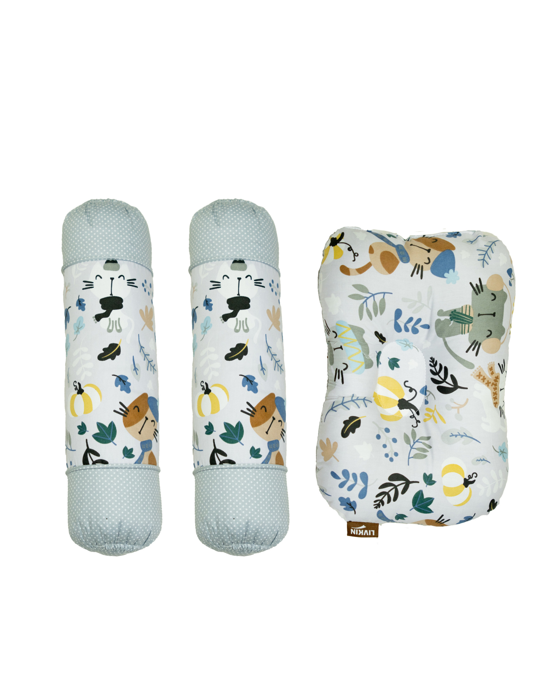 3 IN 1 DIMPLE PILLOW & BOLSTER SET