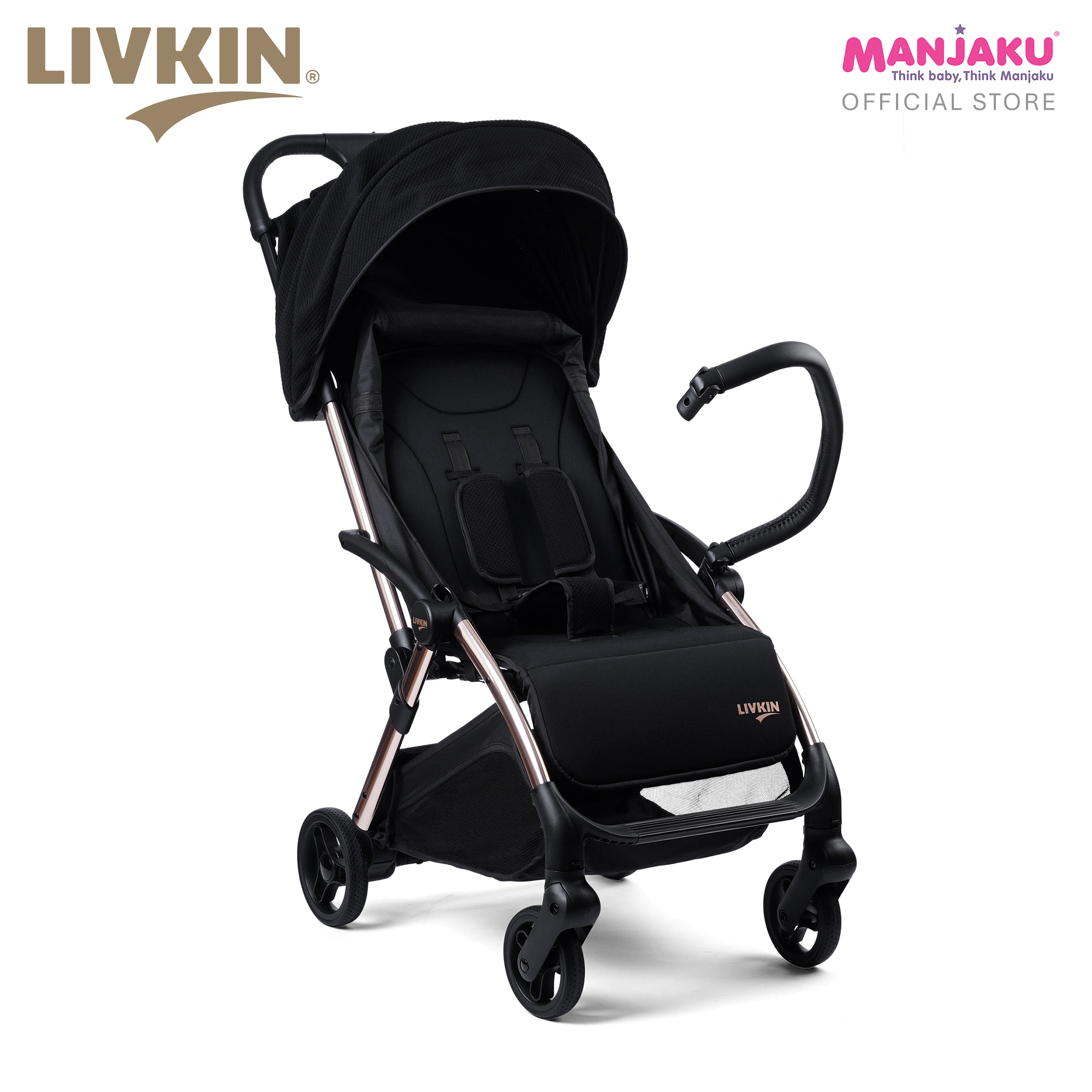 LIVKIN K5 AUTO FOLD LIGHTWEIGHT STROLLER BLACK