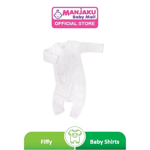 FIFFY U A.B L/S VEST SUIT-WH(61430-0-3M)