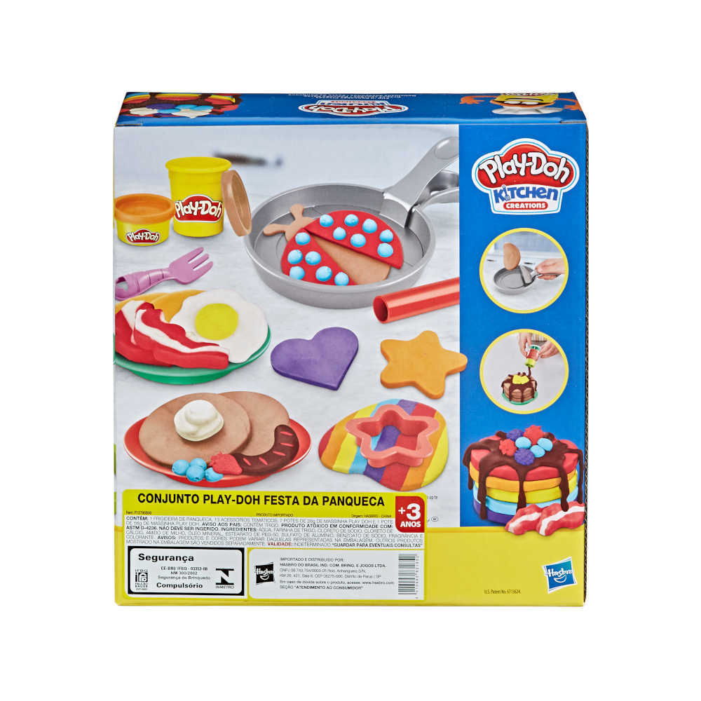 Play-Doh Kitchen Creation Flip & Pancakes Playset (Model:F1279)