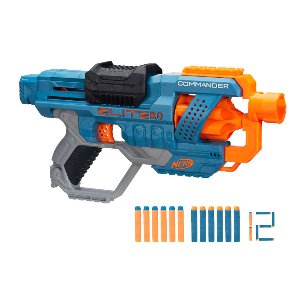 Nerf Elite 2.0 Commander RD-6 12 Dart Rotating Drum Gun (Model:E9485)