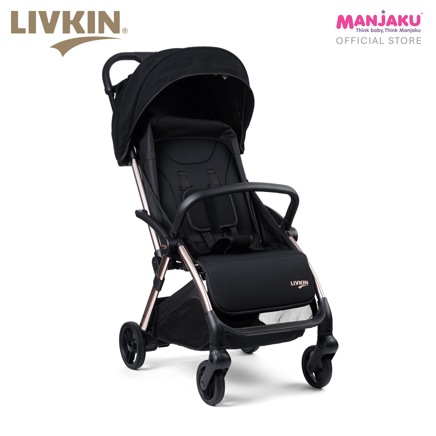 LIVKIN K5 AUTO FOLD LIGHTWEIGHT STROLLER BLACK