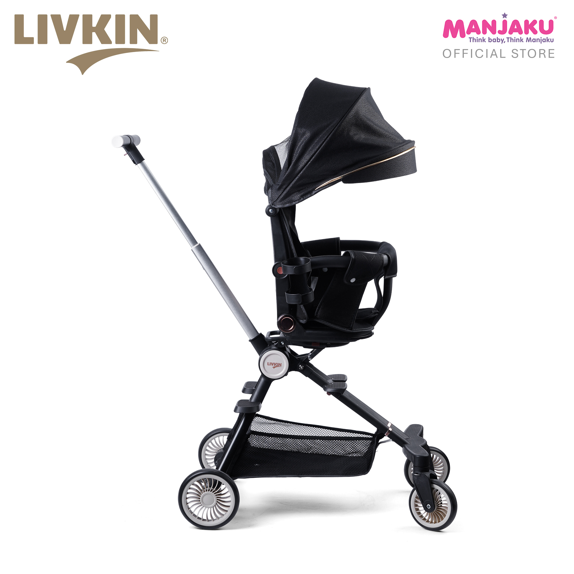 LIVKIN TE5 MAGIC STROLLER 2 WAY FACING BLACK