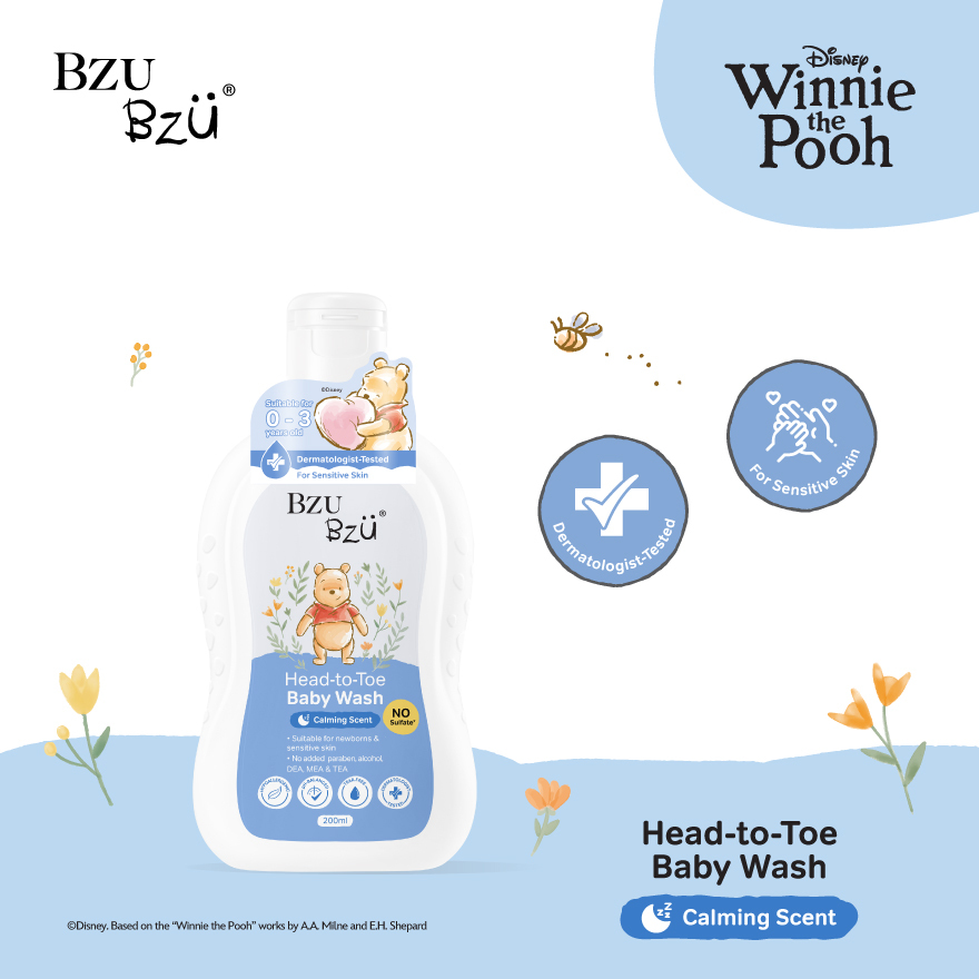 BZU BZU BABY HEAD TO TOE WASH 200ML
