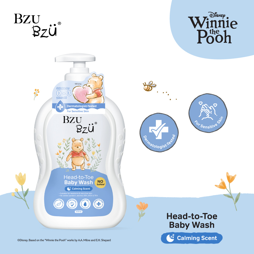 BZU BZU BABY HEAD TO TOE WASH 600ML