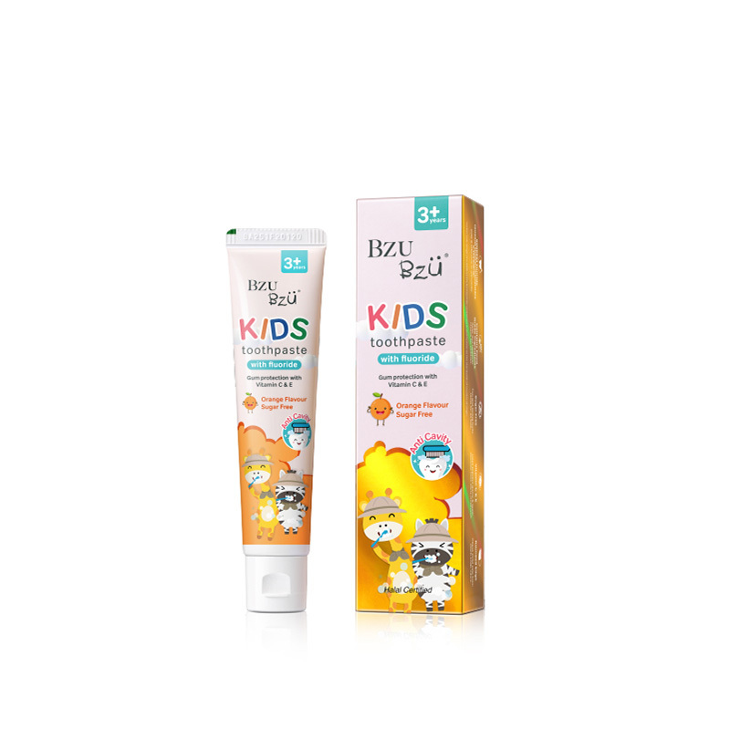 BZU BZU KIDS TOOTHPASTE – ORANGE 50G