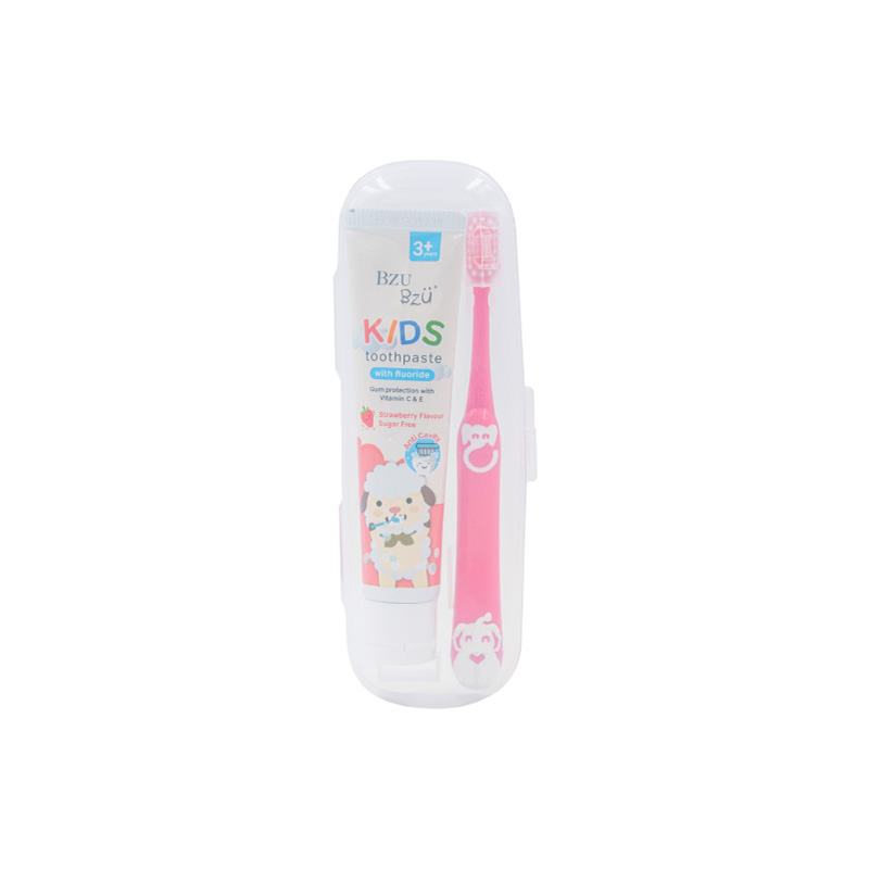 BZU BZU KID TRAVEL KIT SET - STRAWBERRY