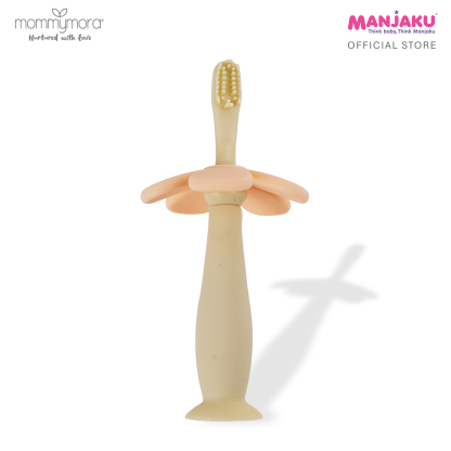 MOMMYMORA SILICONE TRAINING TOOTHBRUSH GREEN