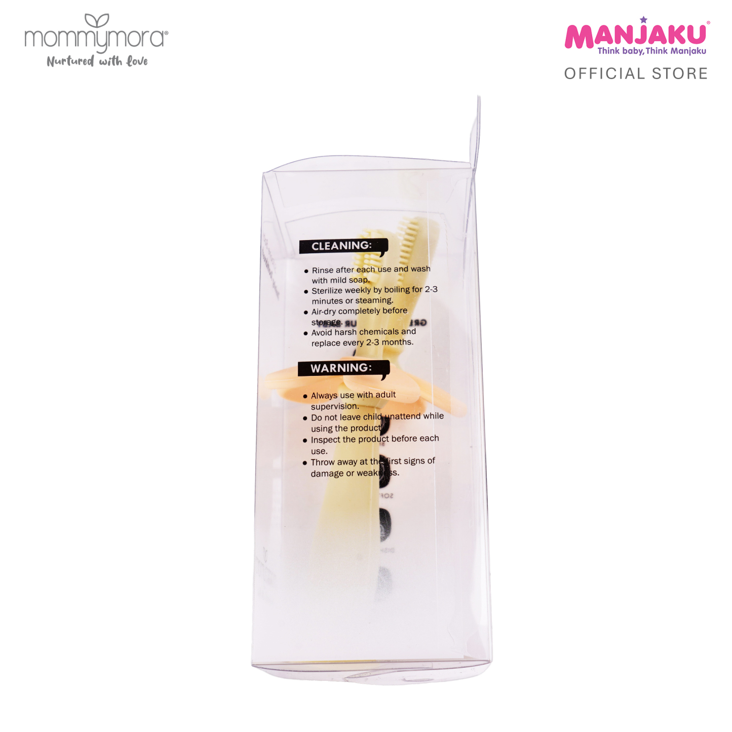 MOMMYMORA SILICONE TRAINING TOOTHBRUSH GREEN