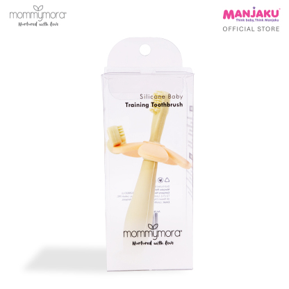 MOMMYMORA SILICONE TRAINING TOOTHBRUSH GREEN