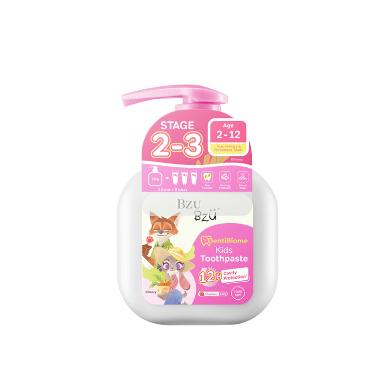 BZU BZU DENTIBIOME KIDS TOOTHPASTE (STAGE 2-3) / STRAWBERRY